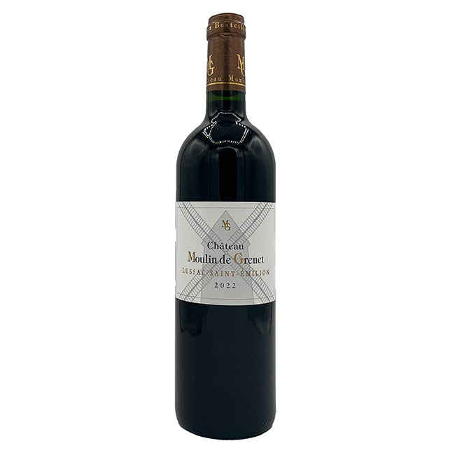 Chateau Moulin de Grenet Lussac 2022, Saint Emilion, Bordeaux, France